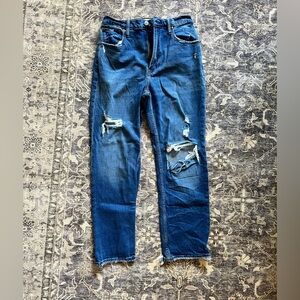 Abercrombie & Fitch Ankle Straight Ultra High Rise Jeans Size 27